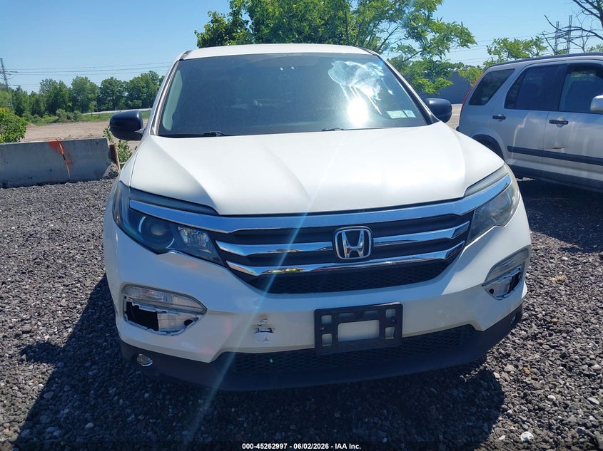 VIN 5FNYF6H14HB080434 2017 HONDA PILOT LX