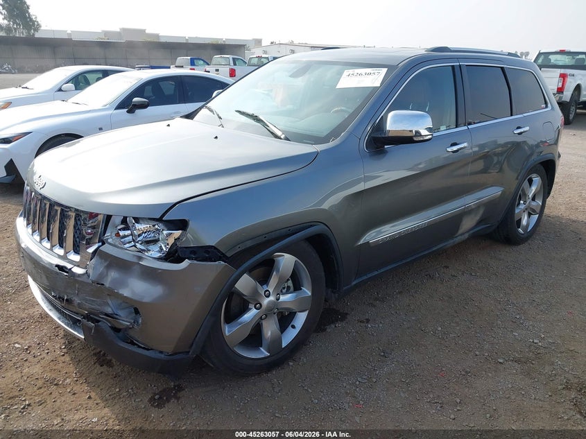 Vin: 1c4rjfct6dc536551, lot: 45760877, jeep grand cherokee overland 20132