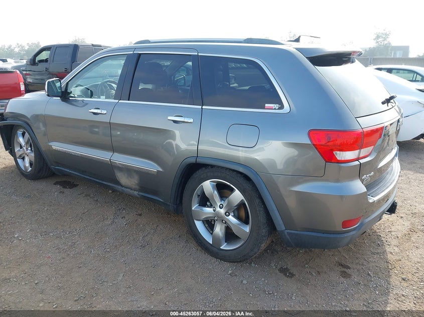 Vin: 1c4rjfct6dc536551, lot: 45760877, jeep grand cherokee overland 20133