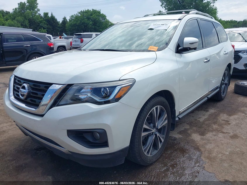 Vin: 5n1dr2mn8hc640049, lot: 45760896, nissan pathfinder platinum 20172