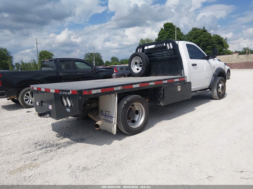 2021 Ram 5500 Ram Chassis Tradesman/Slt white Lot 111045263109 Vin 3C7WRNBL7MG683842