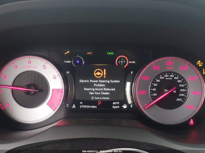2021 Acura Rdx A-Spec Package VIN: 5J8TC2H60ML035670 Lot: 45263112