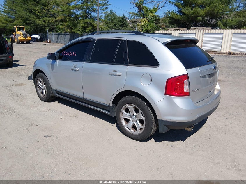 Vin: 2fmdk3j93dbb85543, lot: 45760955, ford edge sel 20133