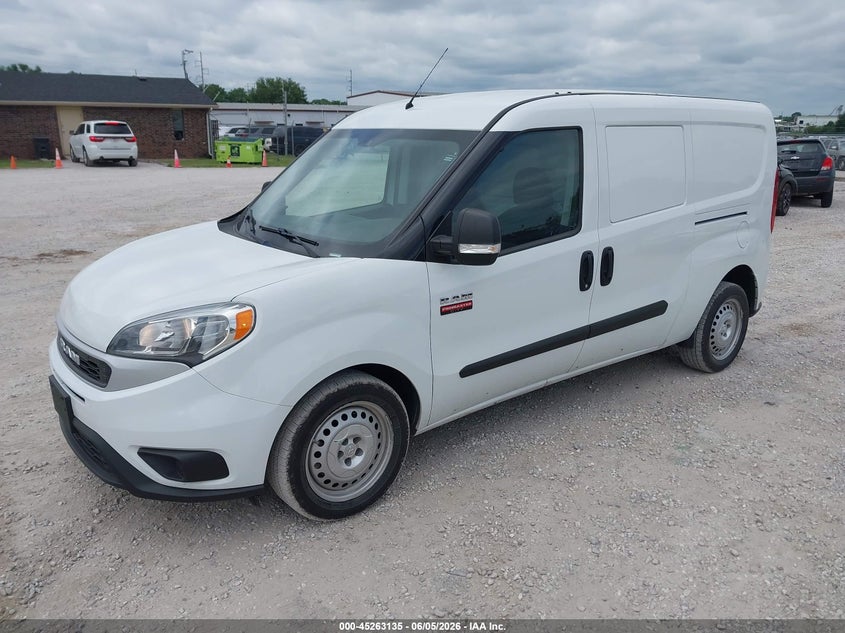 Vin: zfbhrfab3n6y21886, lot: 45760956, ram promaster city cargo van 20222