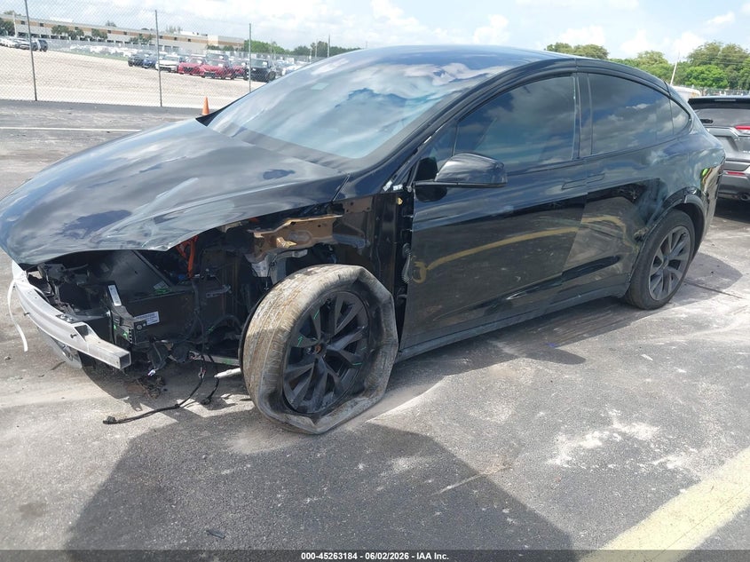 Vin: 7saxcde56rf460007, lot: 45761004, tesla model x long range 20242