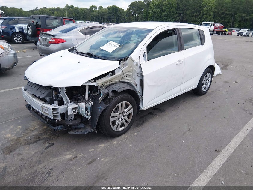 Vin: 1g1jg6sb1l4109994, lot: 45761024, chevrolet sonic fwd  1fl 5-door 20202