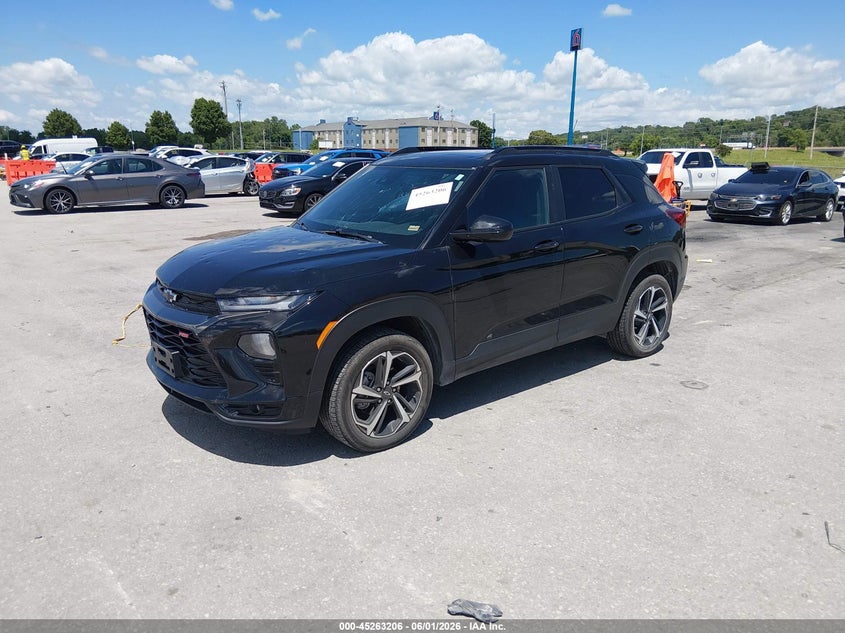 Vin: kl79musl6pb207093, lot: 45761027, chevrolet trailblazer awd rs 20232