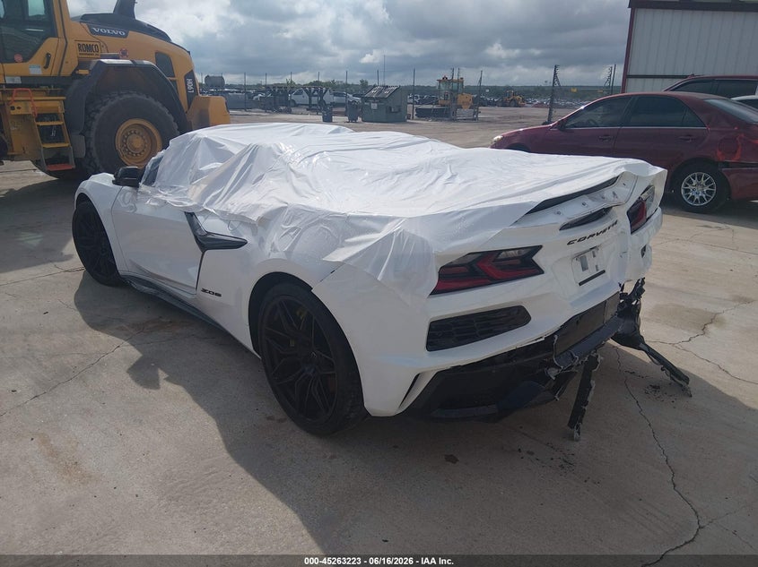 Vin: 1g1yf3d33p5601965, lot: 45761042, chevrolet corvette z06 rwd  3lz 20233