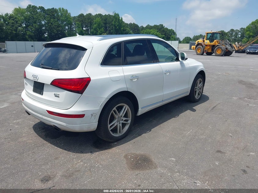 Vin: wa1l2afp9ga090393, lot: 45761044, audi q5 2.0t premium 20164