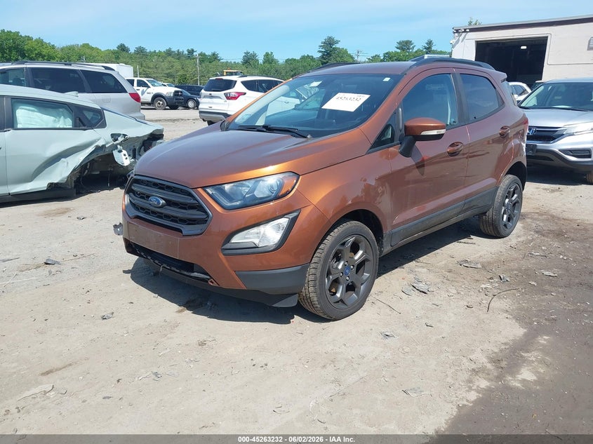 Vin: maj6p1cl3jc188505, lot: 45761052, ford ecosport ses 20182