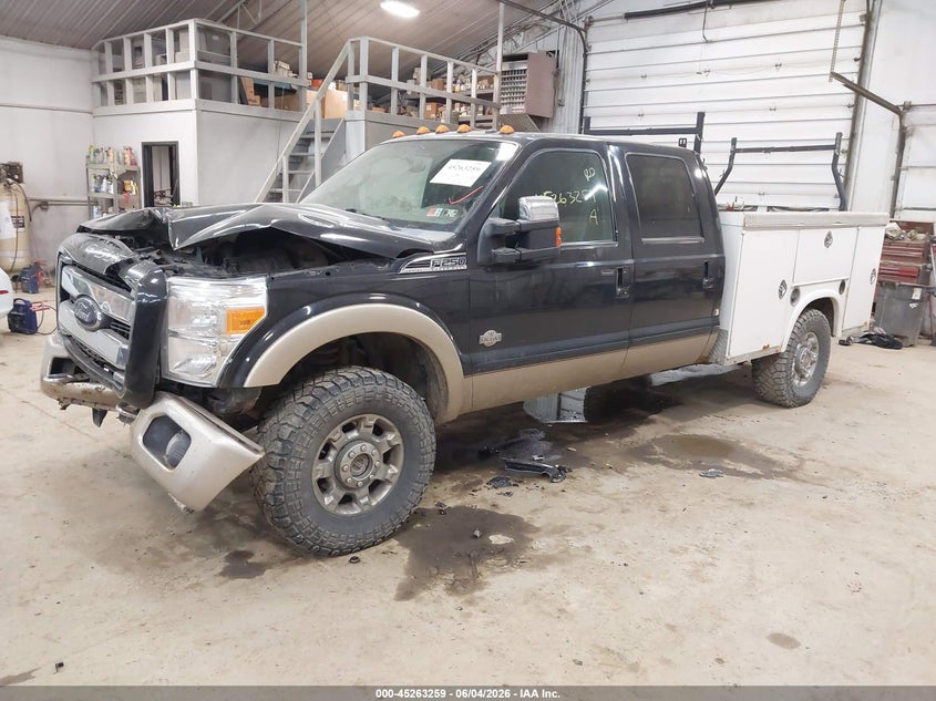 Vin: 1ft7w2b62cea94321, lot: 45761079, ford f-250 lariat 20122
