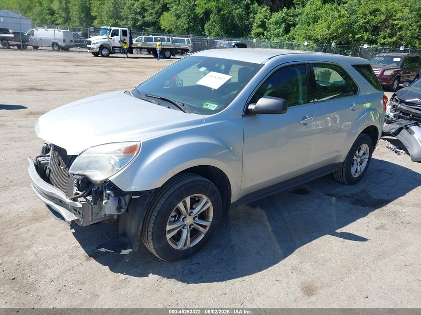 Vin: 1gnalbek2dz126953, lot: 45761143, chevrolet equinox ls 20132