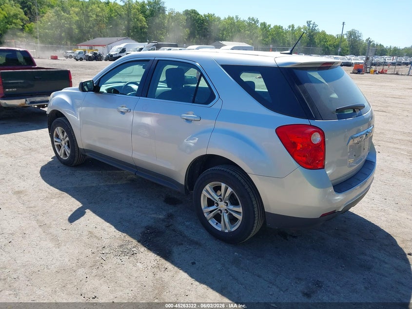 Vin: 1gnalbek2dz126953, lot: 45761143, chevrolet equinox ls 20133