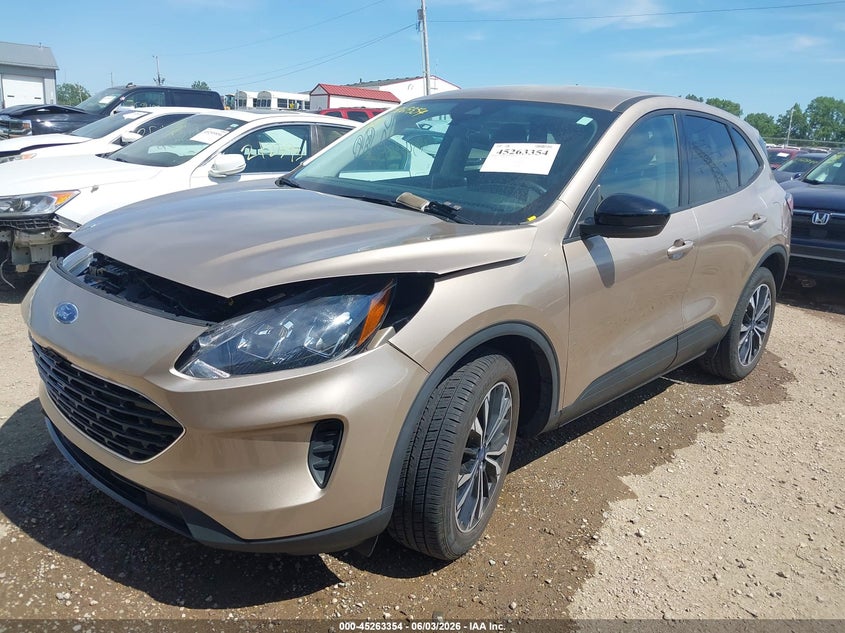 Vin: 1fmcu9g61mua92455, lot: 45761174, ford escape se 20212