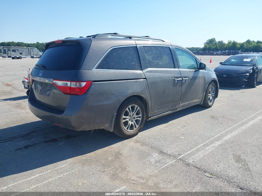 Vin: 5fnrl5h63bb066261, lot: 45761198, honda odyssey ex-l 20114