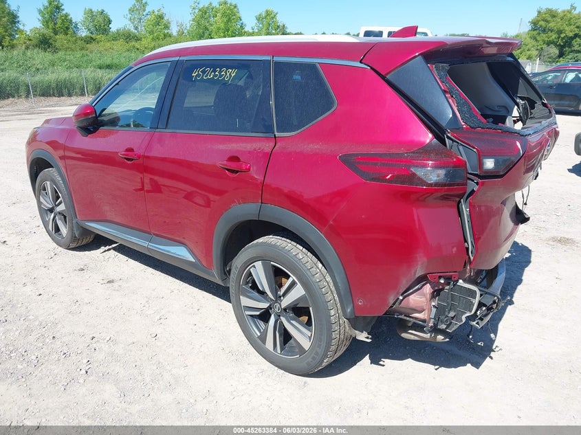 Vin: jn8at3dd1mw304259, lot: 45761204, nissan rogue platinum intelligent awd 20213