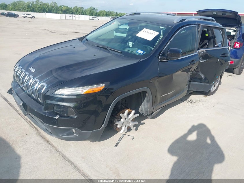 Vin: 1c4pjlcb6gw377188, lot: 45761233, jeep cherokee latitude 20162