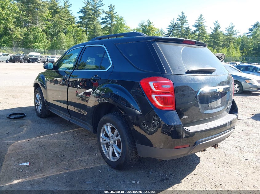 Vin: 2gnflfek3g6111827, lot: 45761238, chevrolet equinox lt 20163