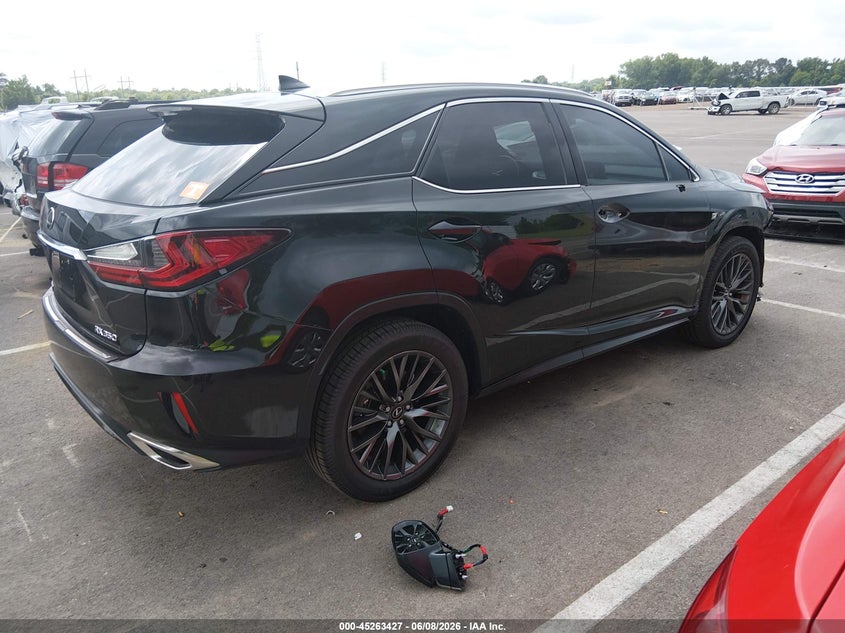 Vin: 2t2bzmca1gc024880, lot: 45761247, lexus rx 350 f sport 20164