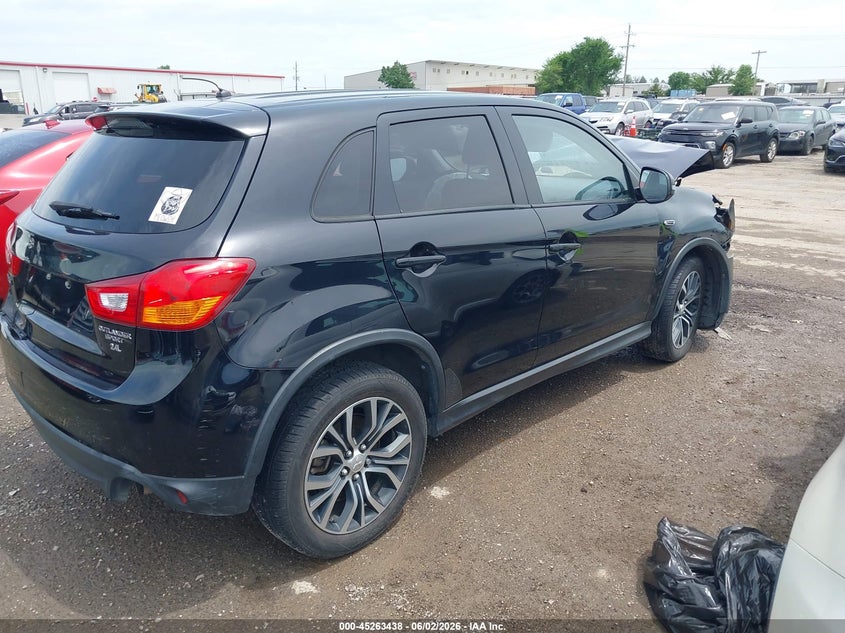 Vin: ja4ap3aw4gz024340, lot: 45761258, mitsubishi outlander sport 2.4 es/2.4 se 20164
