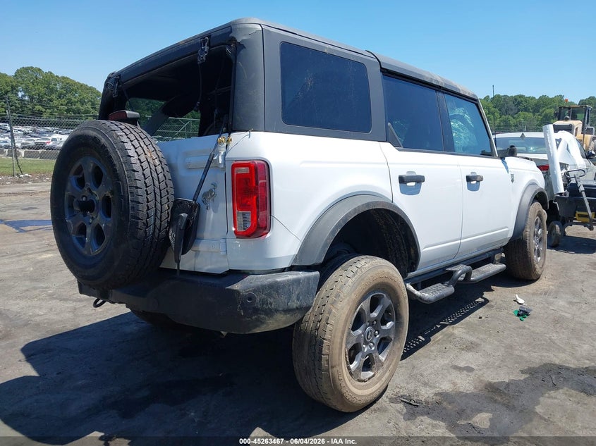Vin: 1fmde7bh9sla79292, lot: 45761287, ford bronco big bend 20254