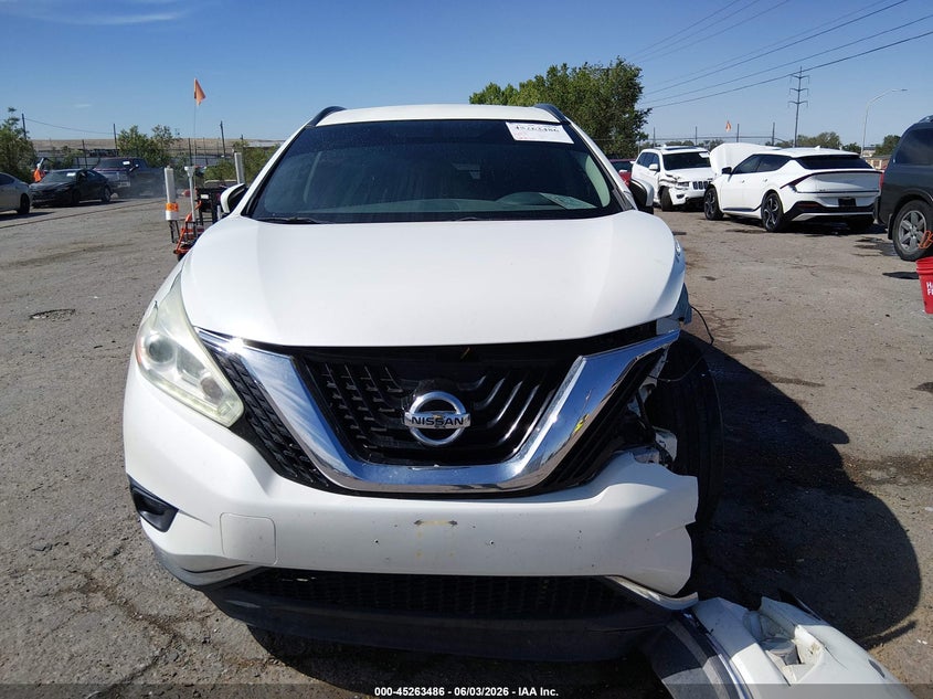 2017 Nissan Murano Sv VIN: 5N1AZ2MH8HN188881 Lot: 45263486