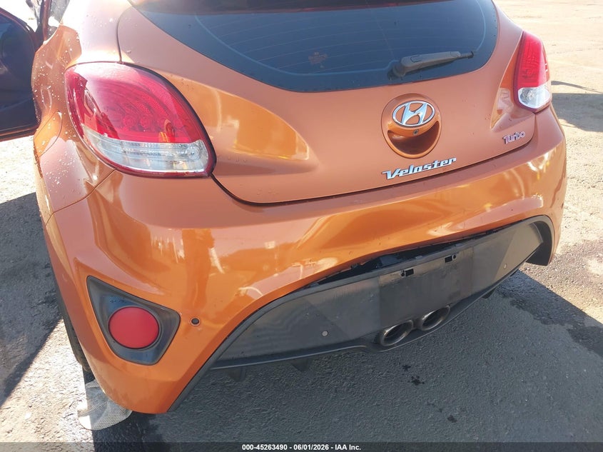 2015 Hyundai Veloster Turbo VIN: KMHTC6AE2FU222523 Lot: 45263490