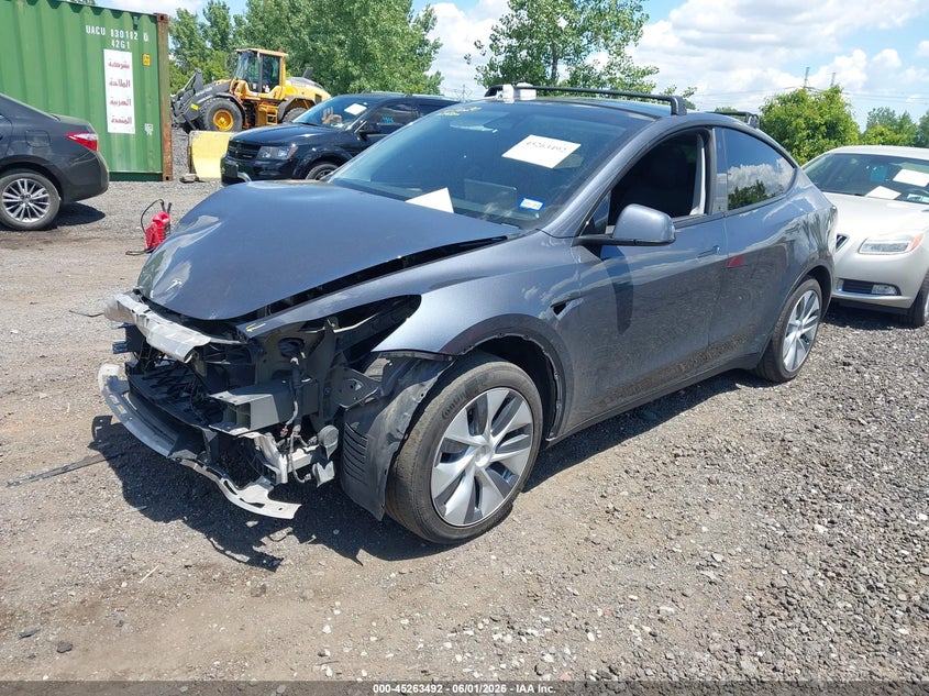 Vin: 7saygdee4pa106134, lot: 45761312, tesla model y awd/long range dual motor all-wheel drive 20232
