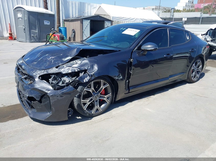 Vin: knae55lc4m6092062, lot: 45761350, kia stinger gt2 20212