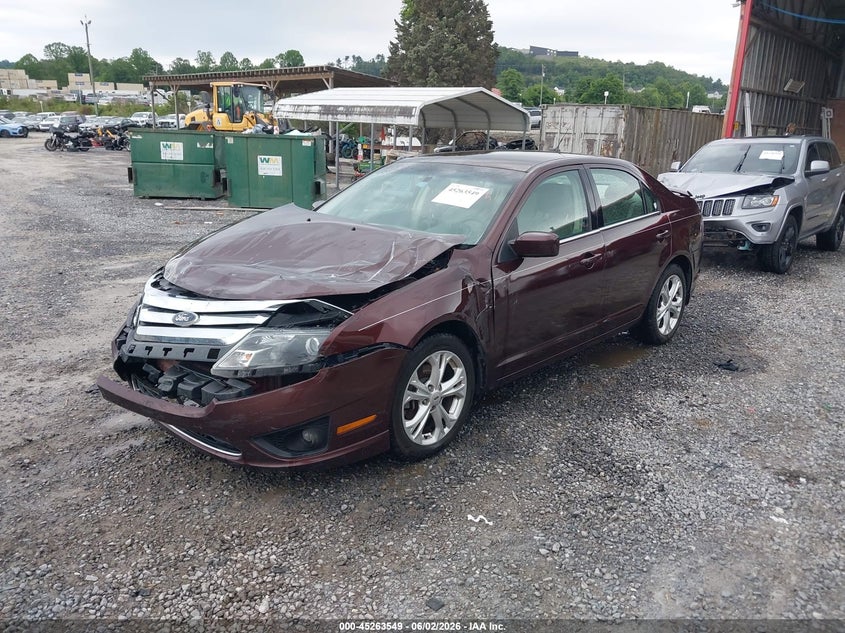 Vin: 3fahp0hgxcr216352, lot: 45761369, ford fusion se 20122