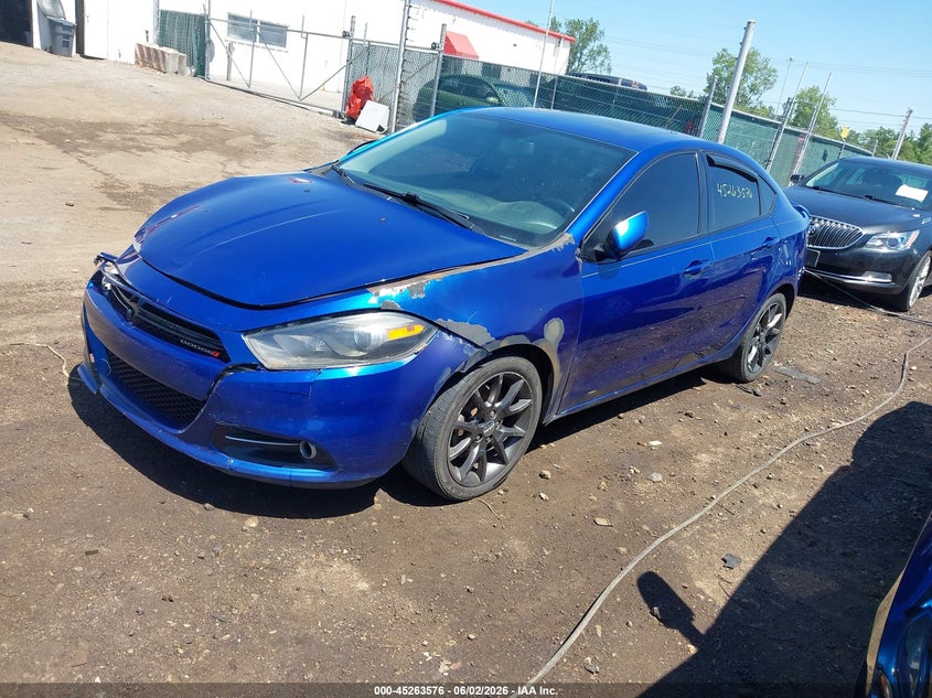 Vin: 1c3cdfba1dd325964, lot: 45761395, dodge dart sxt 20132