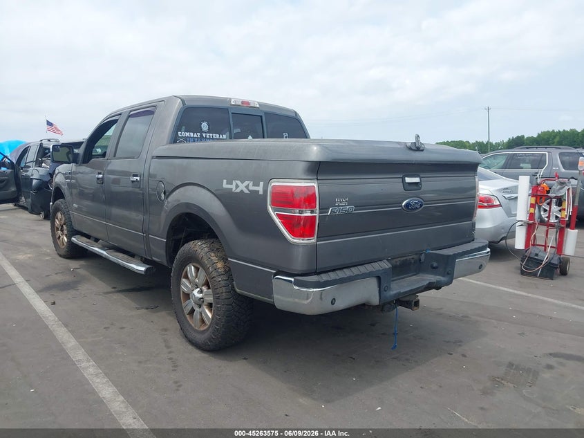 Vin: 1ftfw1et8cfc29187, lot: 45761397, ford f-150 xlt 20123
