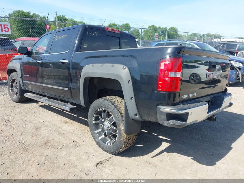 Vin: 3gtu2vec8fg111430, lot: 45761410, gmc sierra 1500 slt 20153
