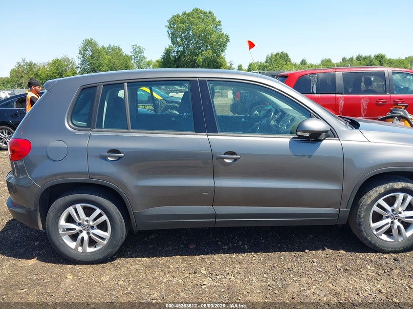2014 Volkswagen Tiguan S VIN: WVGAV3AX2EW595288 Lot: 45263612