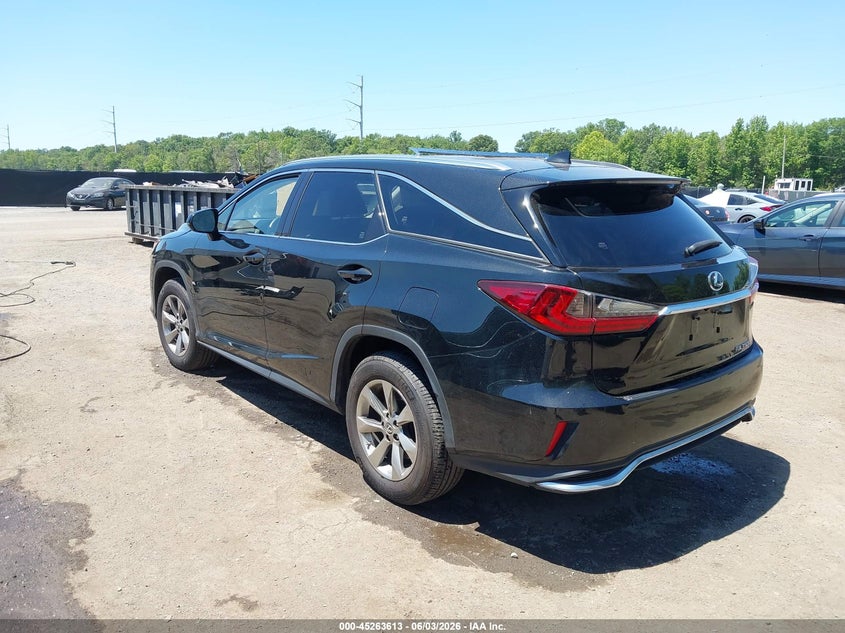 Vin: jtjdzkcaxj2004700, lot: 45761433, lexus rx 350l premium 20183