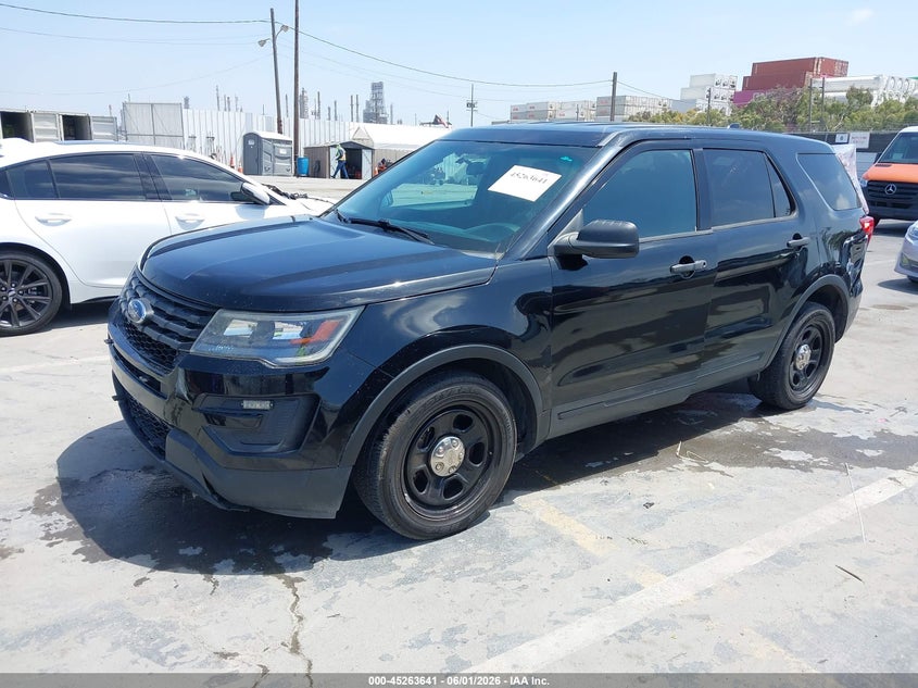 Vin: 1fm5k8ar2ggb36199, lot: 45761461, ford utility police interceptor 20162