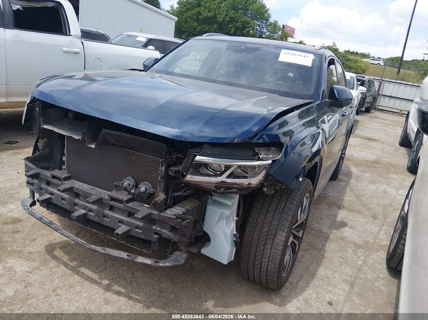 Vin: 1v2fe2ca2nc225391, lot: 45761462, volkswagen atlas cross sport 3.6l v6 sel premium r-line 20222