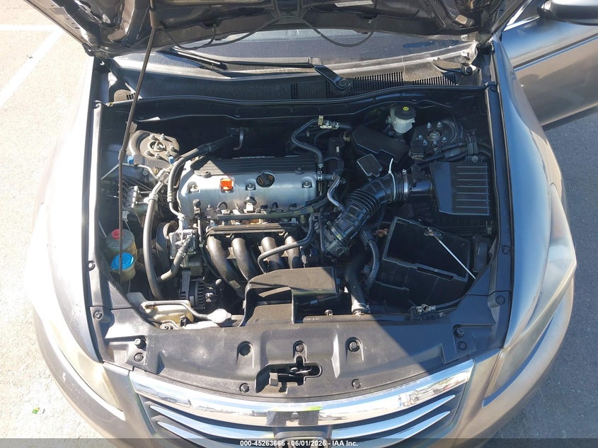 2012 Honda Accord 2.4 2.4 Lx grey Lot 111045263666 Vin 1HGCP2F30CA039645