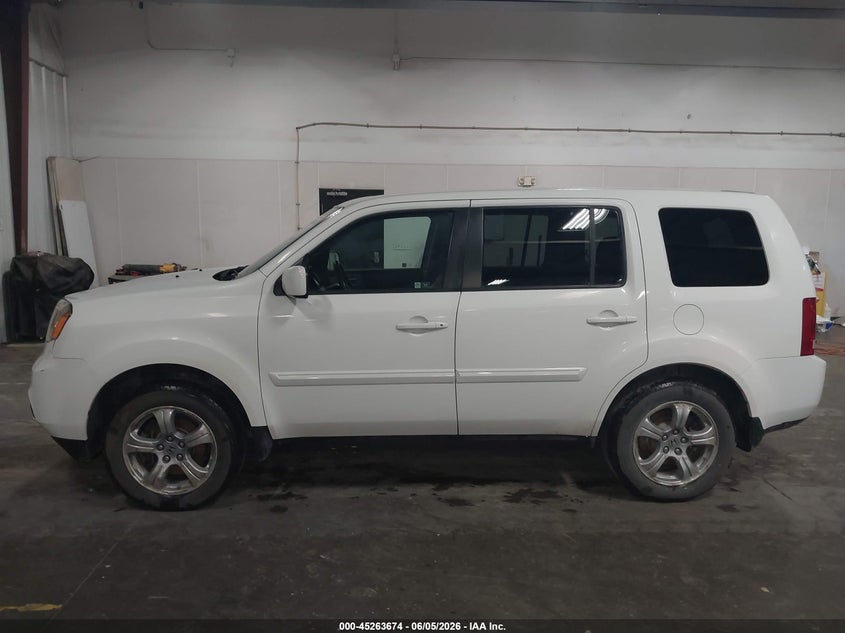2012 Honda Pilot 3.5 Ex-L white Lot 111045263674 Vin 5FNYF4H73CB070706