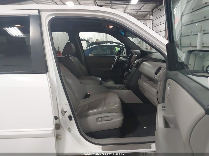 2012 Honda Pilot 3.5 Ex-L white Lot 111045263674 Vin 5FNYF4H73CB070706