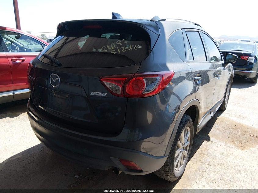 Vin: jm3ke2cy7f0521997, lot: 45761551, mazda cx-5 touring 20154