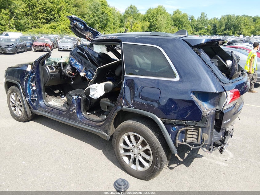 Vin: 1c4rjfbg7gc505236, lot: 45761561, jeep grand cherokee limited 20163
