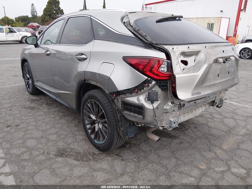 Vin: 2t2zzmca5hc054108, lot: 45761650, lexus rx 350 f sport 20173