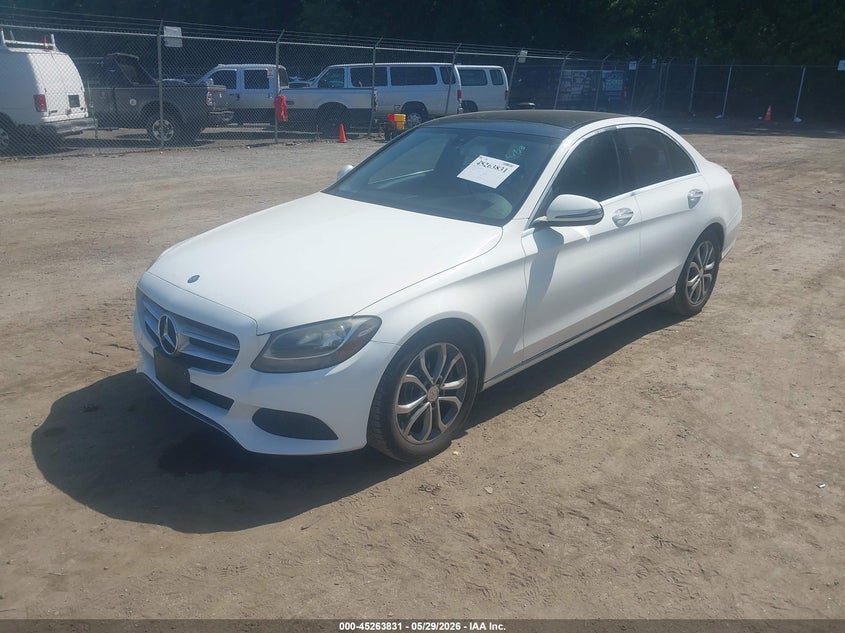 2016 Mercedes-Benz C 300 55SWF4JB6GU105166 photo 1