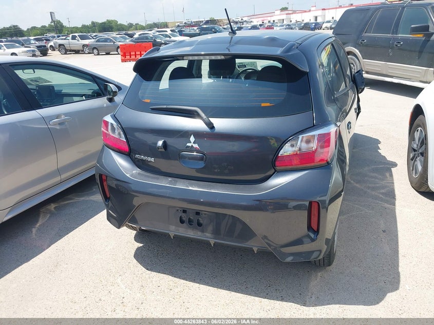 2024 Mitsubishi Mirage Es/Le VIN: ML32AUHJ6RH026419 Lot: 45263843