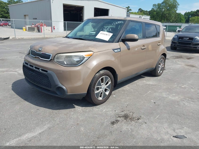 Vin: kndjn2a27f7158885, lot: 45761692, kia soul 20152