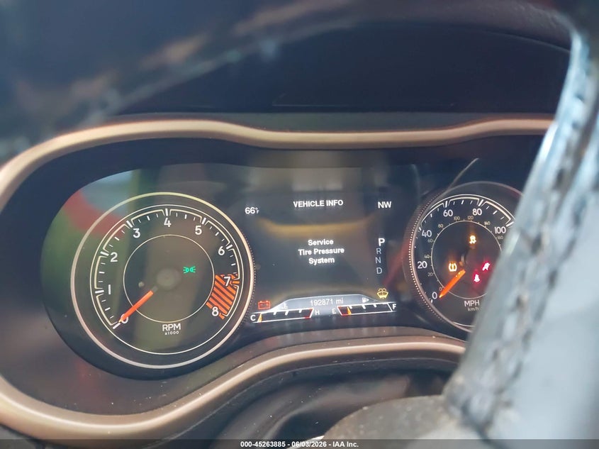 2015 JEEP CHEROKEE SPORT UTILITY VEHICLE 3.2L V-6 DOHC, 271HP