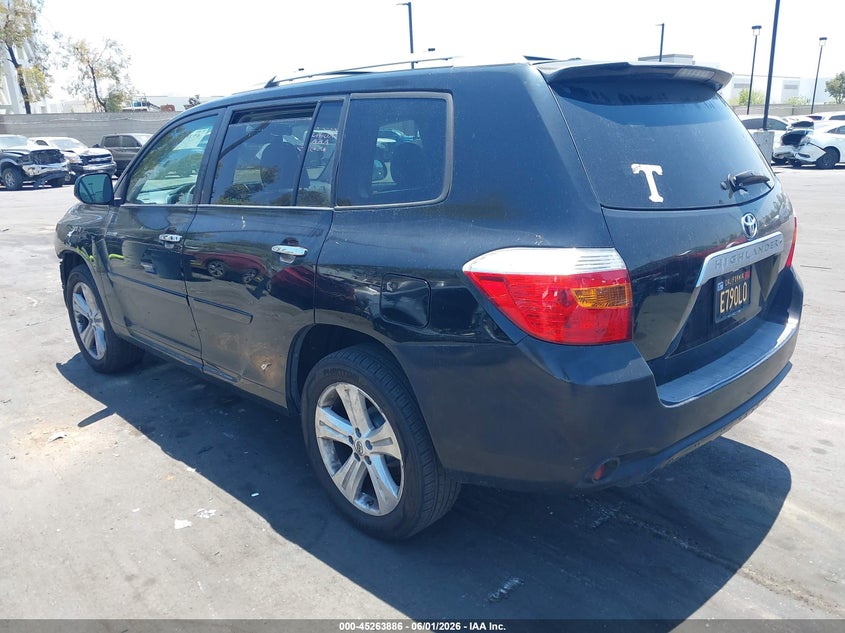 Vin: 5tdyk3eh2as023419, lot: 45761706, toyota highlander limited v6 20103