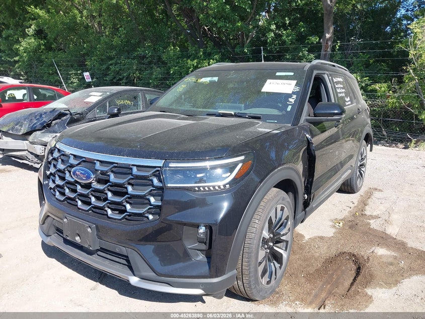 Vin: 1fmuk8hh3sgb62571, lot: 45761710, ford explorer platinum 20252