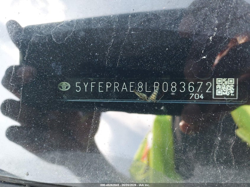 2020 TOYOTA COROLLA SEDAN 1.8L I-4 DOHC, VVT, 139HP